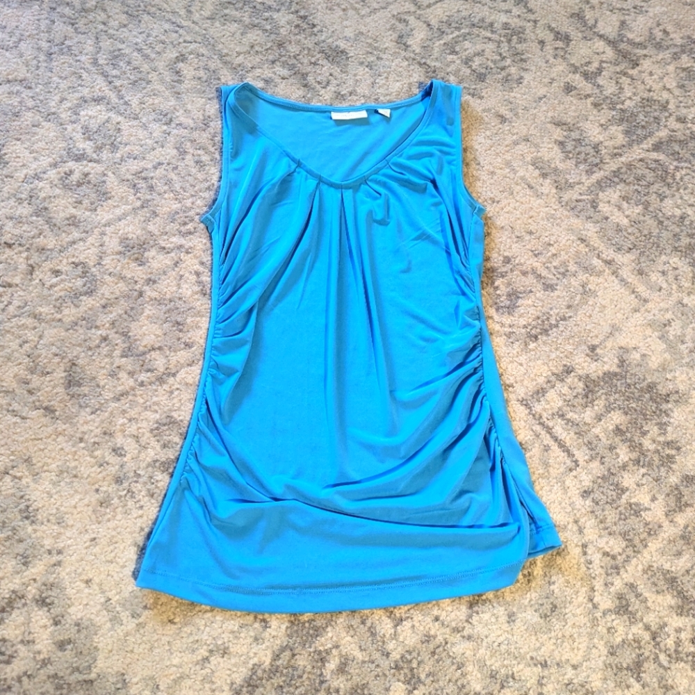 New York & Co.  teal short sleeve shirt sz XS